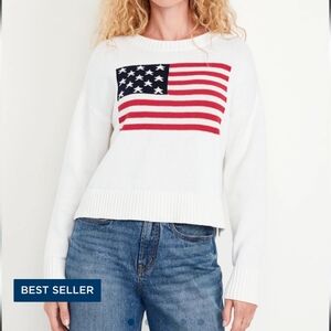 American flag sweater
